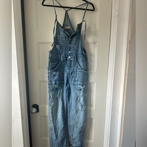 Pilcro cute painter overalls size 27